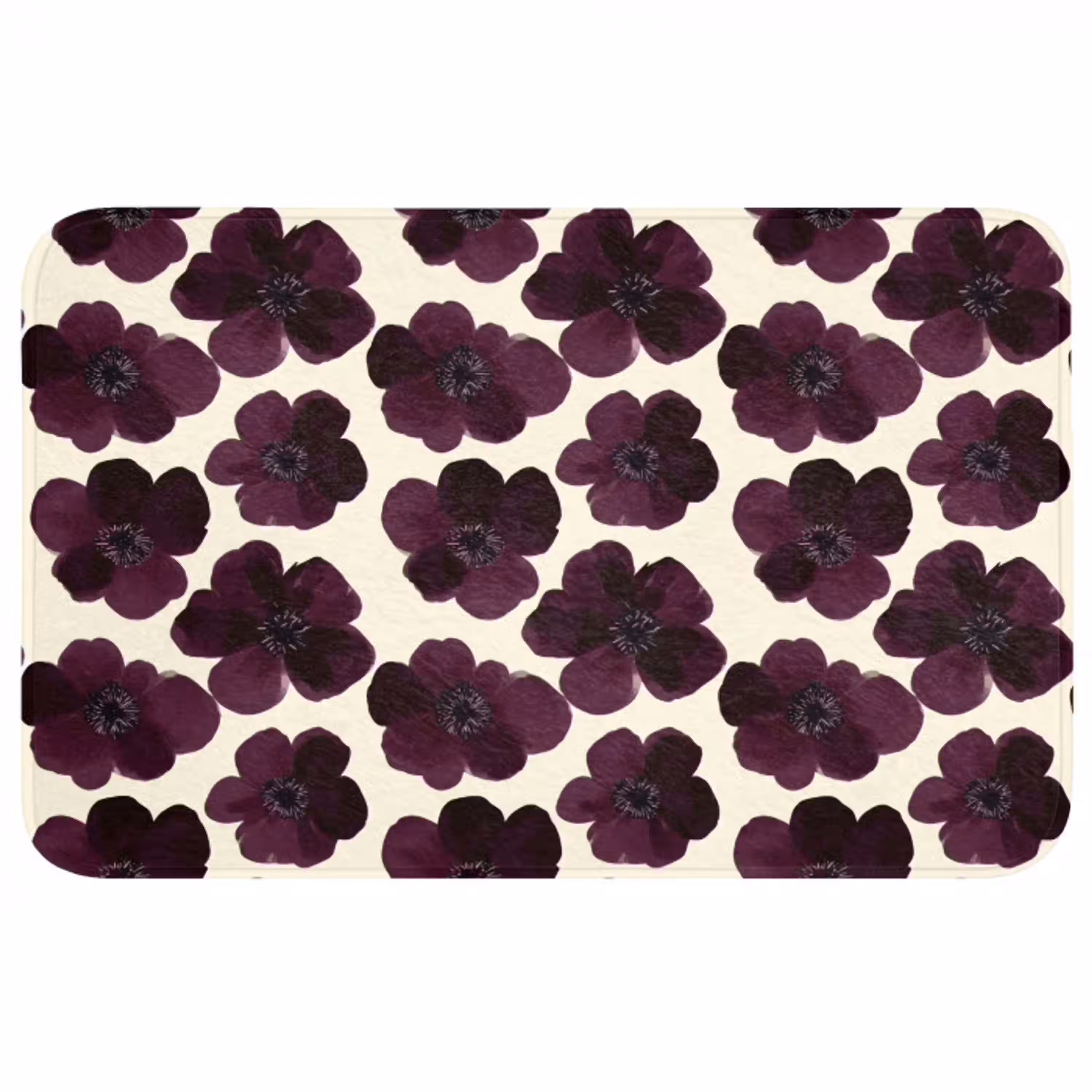 Bloemen - Aquarel - Paars WCmat middel 1009 -3d