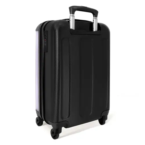 Licht lavendelkleurige tint NBS - Handbagage koffer - Kinderen Unisex middel -achterkant