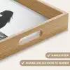 Silhouet - Vrouw - Surfplank - Water Dienblad Rechthoek middel -USP_HandgreepNL