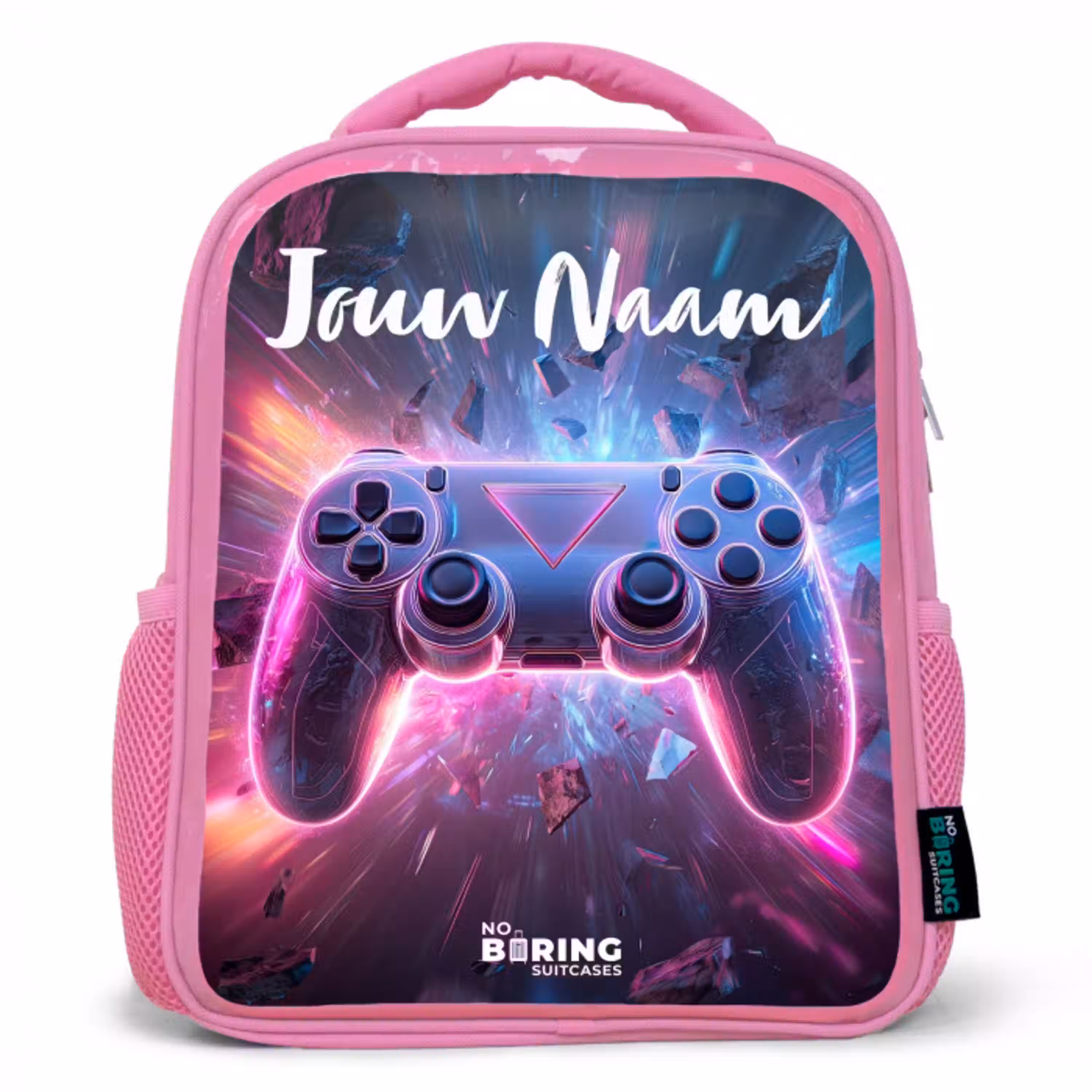 Controller - Neon - Game Kinderrugzak - Roze middel -3d