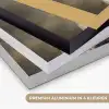 Boedha - Beeld - Bruin - Rust Textielframe zwart klein -USP_kleurenNL