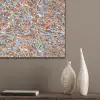 Blauw - Waterverf - Chaos PET vilt klein 837 -sfeer6_closeup