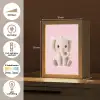 Olifant - Baby - Roze - Cartoon Light Box met kabel klein -USP_NL