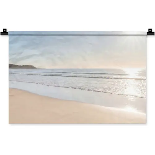 Zee - Zon - Zand Wandkleed katoen klein -zz3d
