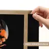 Kreeft - Oranje - Zwart - Modern Light Box met batterij (Wandlamp) middel -USP_websiteprintNL