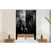 Bokshandschoenen - Muur - Duister - Zwart fotobehang vinyl groot -bed