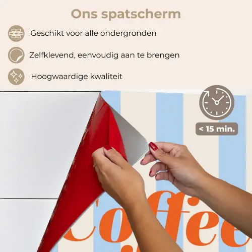 Coffee-club keuken achterwand spatscherm klein -spatscherm_NL