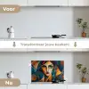 Portret - Abstract - Vormen keuken achterwand spatscherm klein -voor_na_NL