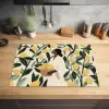 Vrouw - Mand - Citroenen - Bladeren Inductie beschermer vinyl 3mm klein -sfeer5