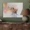 Abstract - Pastel kleuren - Goud - Modern - Aesthetic PET vilt klein -sfeer2