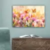 Vlinders - Oranje - Bloemen canvas 2cm klein -sfeer4