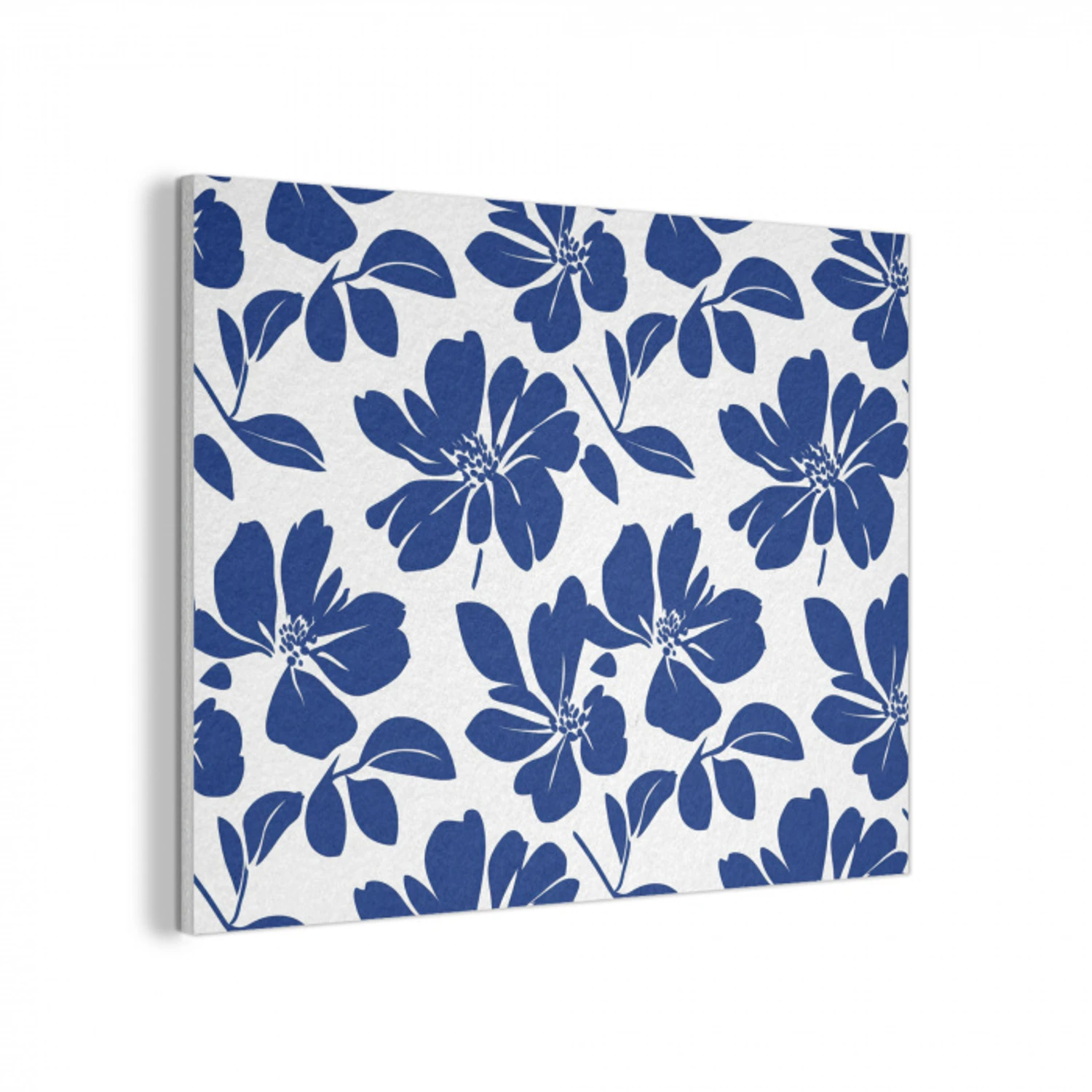 Floraal - Modern - Blauw PET vilt klein 837 -3d