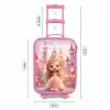 Prinses - Roze - Kasteel Kinderkoffer - Roze klein -productfoto_formaten