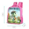Golf - Dino - Groen Kinderrugzak - Roze middel -productfoto_formaten