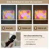 Tas - Roze - Bloemen Light Box met batterij (Wandlamp) middel -USP_lichtkleurNL