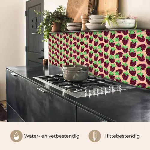 Frambozen - Rood - Roze - Patroon keuken achterwand 2 middel 871 -usp_NL