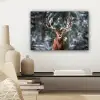 Hert - Winter - Sneeuw - Bos - Natuur - Dier canvas 2cm klein -sfeer6