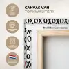 Tekens - Harten - Rood canvas 2cm xxl 828 -sfeer2