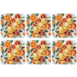 Schijfjes - Fruit - Oranje - Mozaïek onderzetter kurk middel -zkaufland3dotto