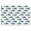 Vis - Patroon - Blauw Placemat vinyl groot 368 -zzsfeer1_Kitchenyeah-website