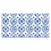 Sierborden - Bloemen - Blauw Muismat XXL klein 681 -3d_leeg