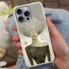 Pluis - Vrouw - Beige Hoesje iPhone 16 Pro Max met koord klein -sfeer3