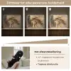 Boom - Goud - Landschap - Verf Light Box met batterij (Wandlamp) middel -USP_dimbaarNL