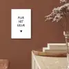 Pluk het geluk - Quotes - Spreuken aluminium wit klein -sfeer4