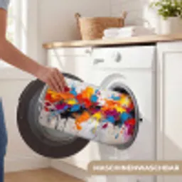 Abstract - Schilderij - Kleurrijk - Dynamisch Badmat klein -USP_WasbaarDE