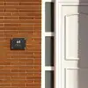 Gebarsten steen - Modern Naambord Rechthoek middel -sfeer3-rechthoek-S