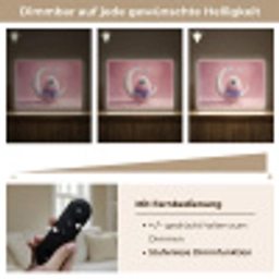 Maan - Monster - Roze Light Box met batterij (Wandlamp kind) middel -USP_dimbaarDE