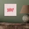 Tekst - Modern - Strepen aluminium wit klein -sfeer2