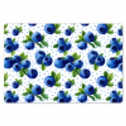 Bessen - Patroon - Blauw Placemat vinyl groot 368 -zzsfeer1_Kitchenyeah-website