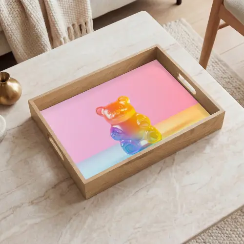 Pastel - Snoep Dienblad Rechthoek middel -sfeer1