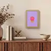 Smiley - Drip - Neon Light Box met kabel (Tafellamp) klein -sfeer2
