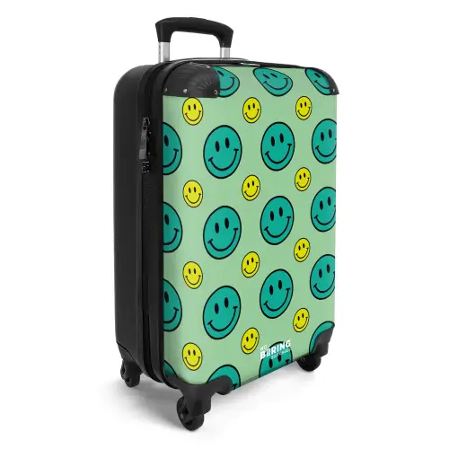 All smiles groen NBS - Handbagage koffer - Unisex middel -productfoto_3d