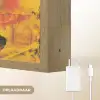 Vrouw - Rode lippen - Expressief - Grafisch Light Box met batterij (Wandlamp) middel -USP_websiteoplaadbaarNL