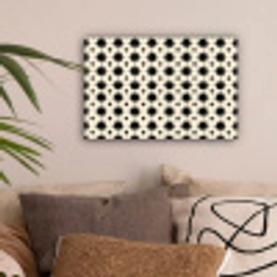 Stervormen - Geometrisch - Zwart canvas 2cm klein 34 -sfeer1