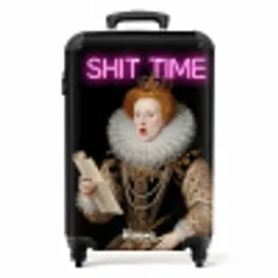 Portret - Humor - Neon NBS - Handbagage koffer - Volwassenen Unisex middel -productfoto_recht