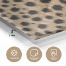 Vacht - Jachtluipaard - Zwart - Wit plexiglas 5mm klein -wsfeer2_DE