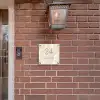 Beige golven - Klassiek Naambord Vierkant klein -sfeer7-XS