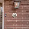Geschilderd - Traditioneel Naambord Rond klein -sfeer7-rond-XS