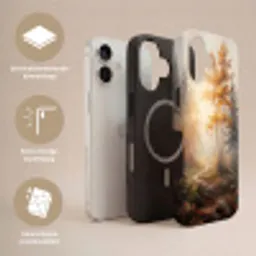 Bospad - Herfstbladeren - Natuur - Schilderachtig - Oranje Toughcase MagSafe Apple iPhone 17 klein -USP_Lagen_NL