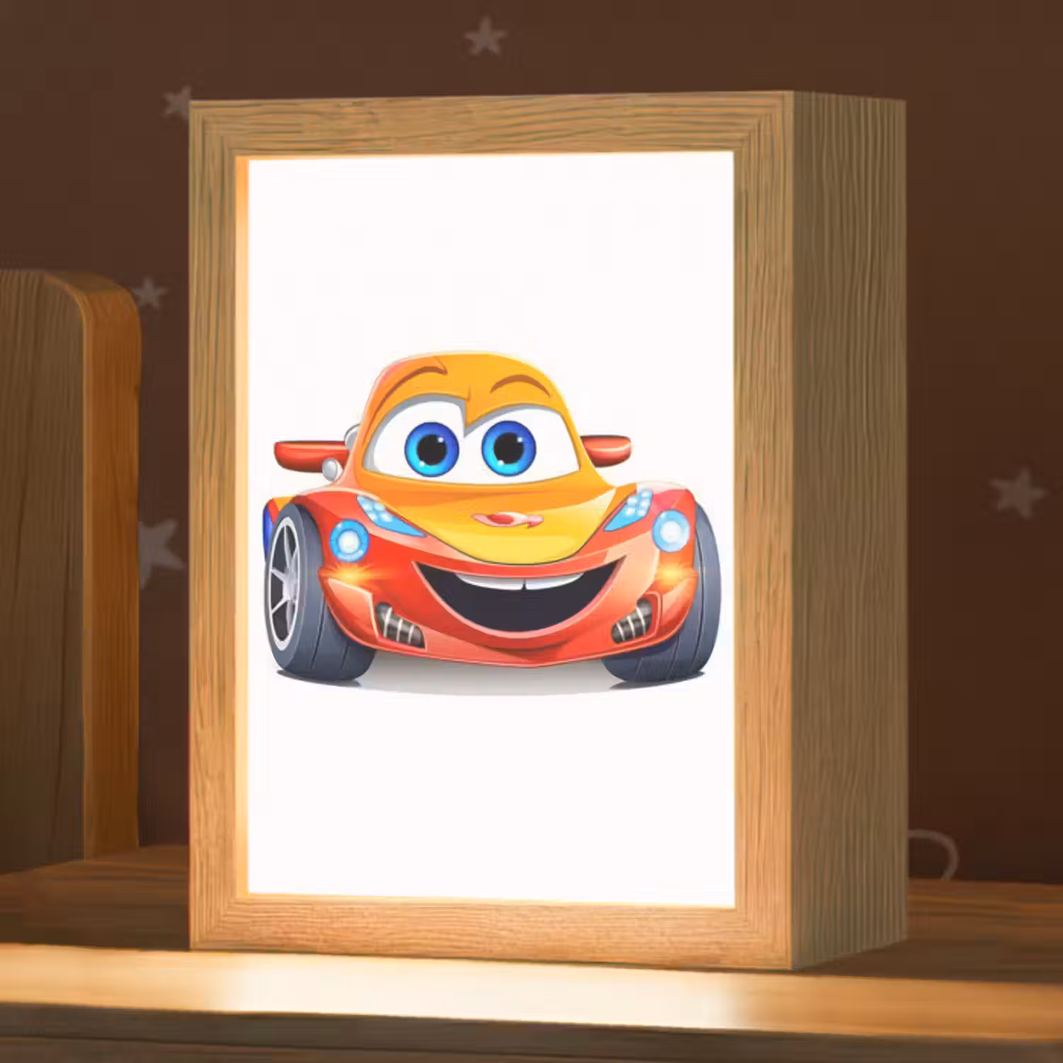 Nachtlicht Kinder - Rennwagen - Orange - Kinder - Auto