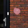 Oudroze - Klassiek Naambord Organisch middel -sfeer1