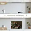 Bloemen - Viool - Stilleven keuken achterwand spatscherm klein -voor_na_NL