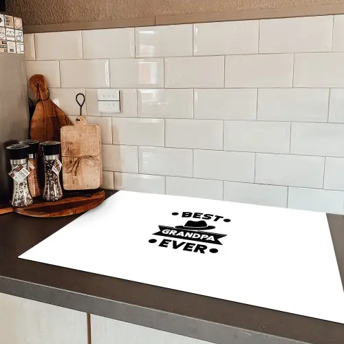 Opa - Quotes - Best grandpa ever - Spreuken Inductie beschermer vinyl 3mm klein -sfeer3