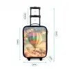 Pastel skyliner Kinderkoffer - Zwart klein -productfoto_formaten
