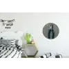 Tang - Schilderij - Textuur - Verf Wandcirkel aluminium klein -kinderkamer