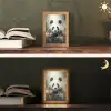 Panda - Dieren - Bloemen - Planten Light Box met kabel (Tafellamp) klein -sfeer3